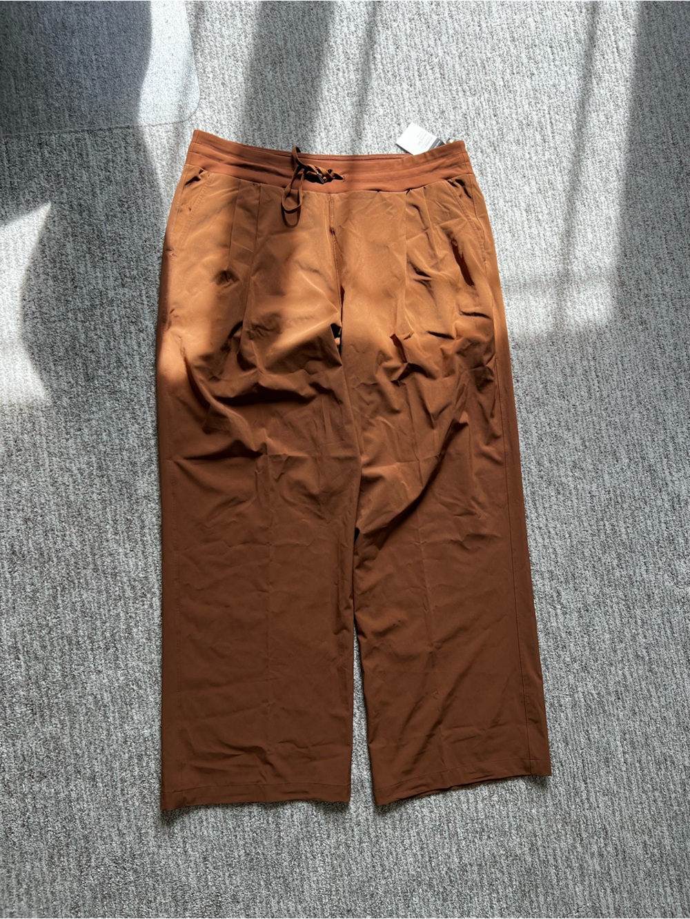 CALIA by Carrie Underwood Wide Leg Pants in Rust Brown